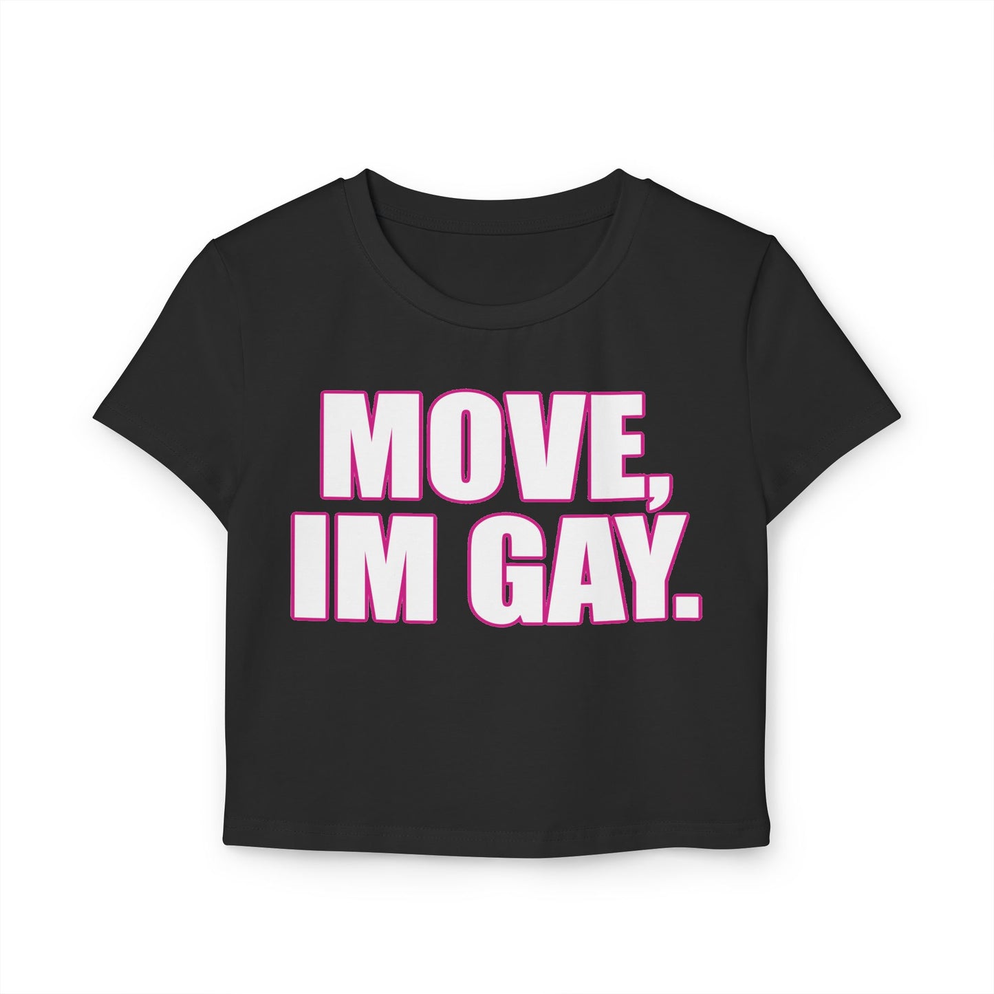 Move Im Gay Crop Top