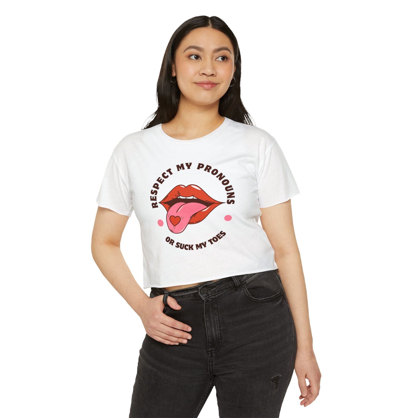 Pronouns Festival Crop Top 🦄