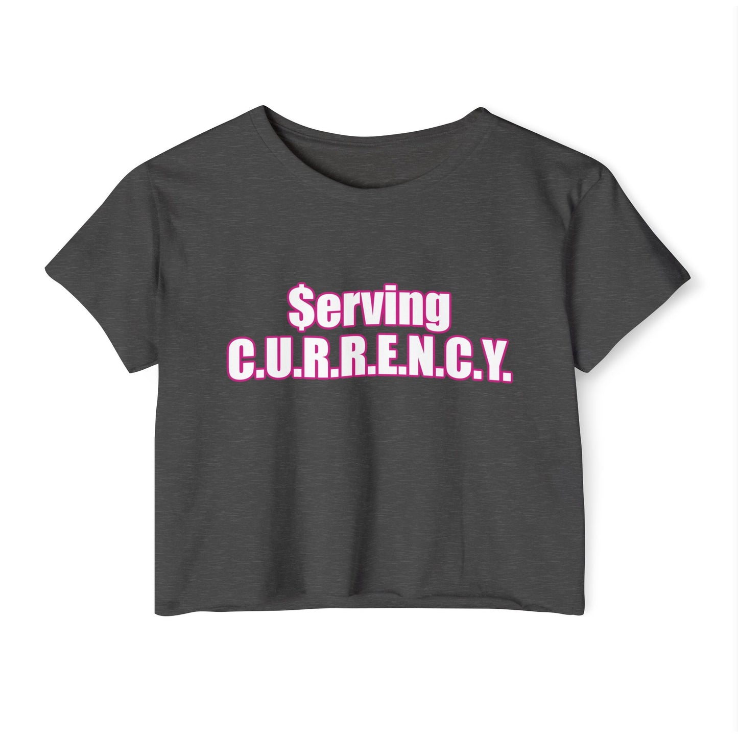 Serving Currency Crop Top
