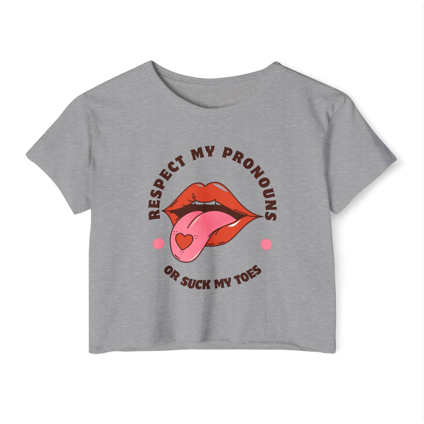 Pronouns Festival Crop Top 🦄