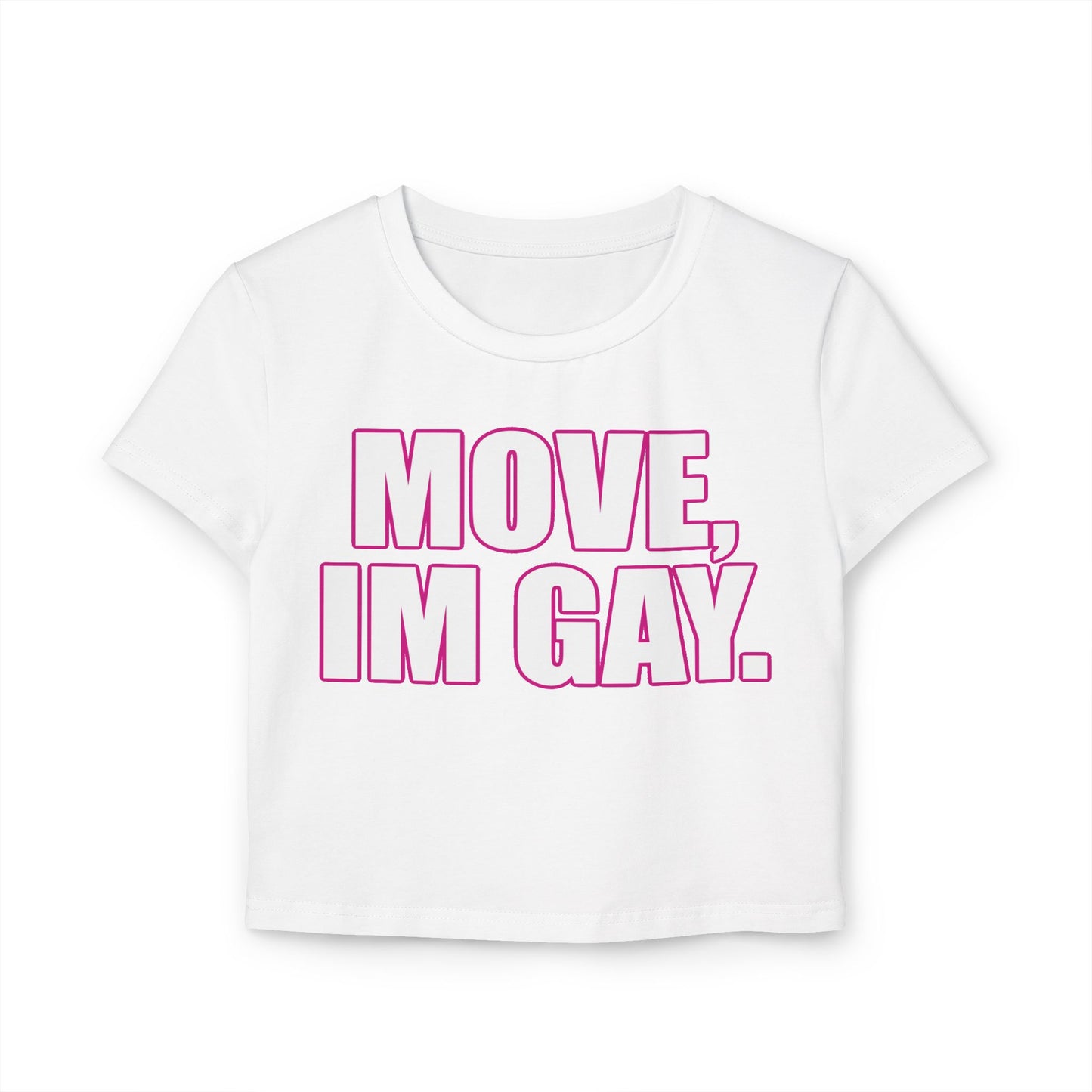Move Im Gay Crop Top