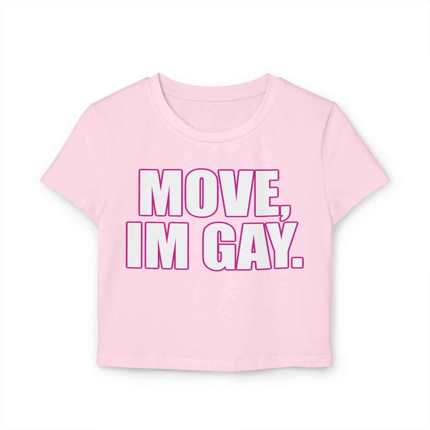 Move Im Gay Crop Top