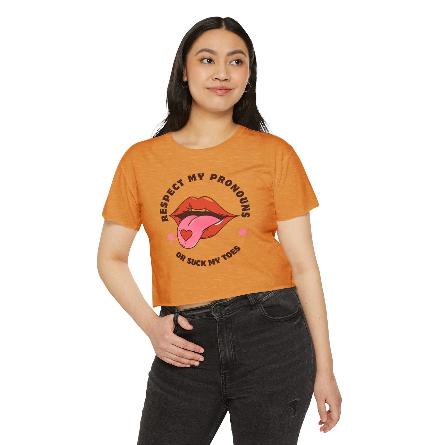 Pronouns Festival Crop Top 🦄