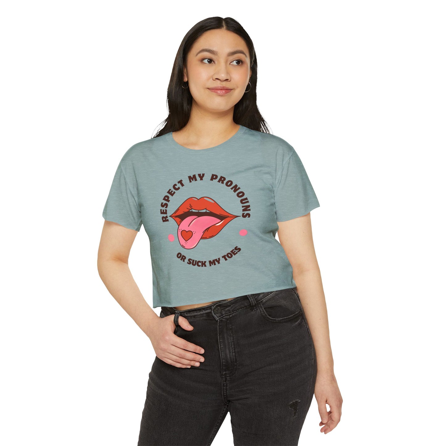 Pronouns Festival Crop Top 🦄