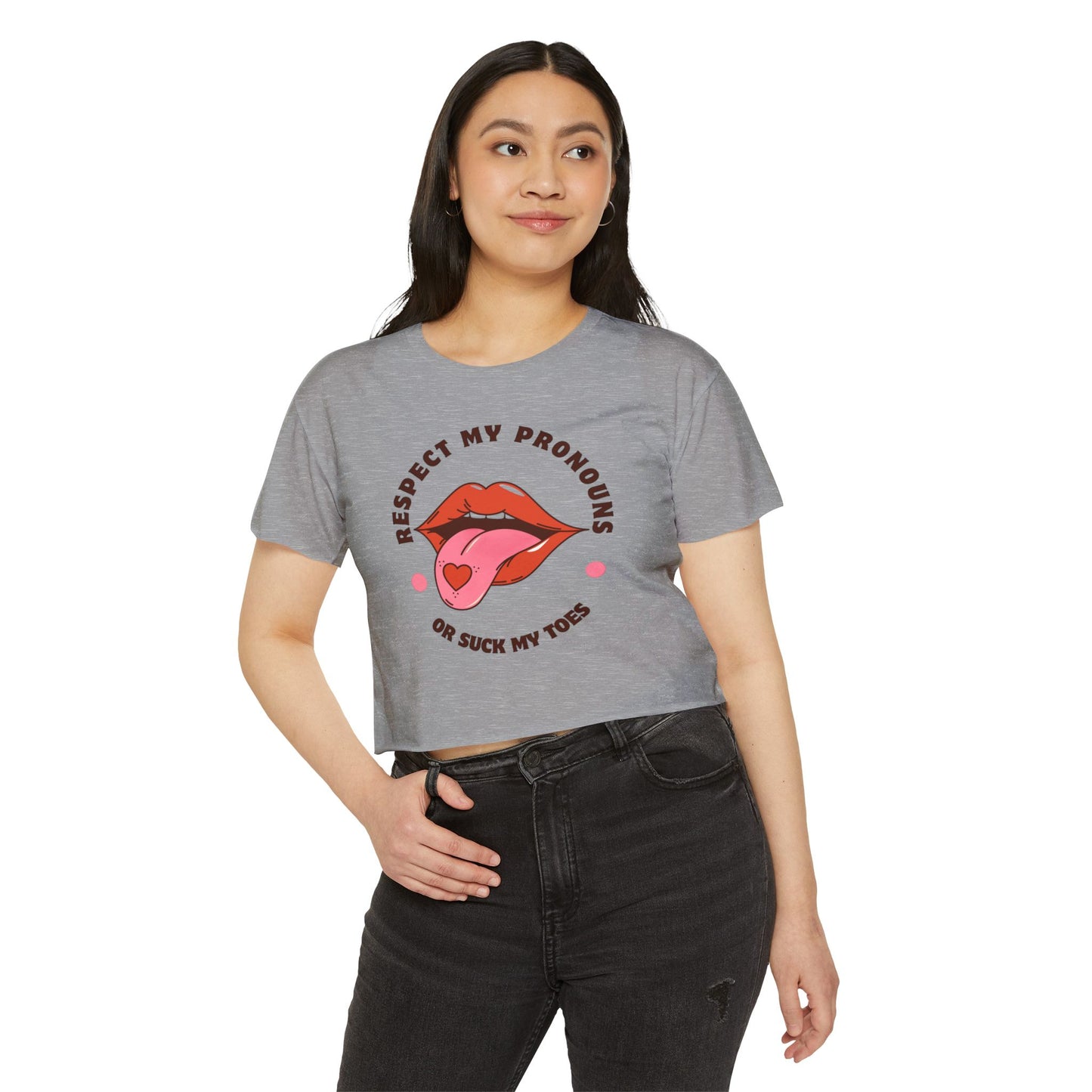 Pronouns Festival Crop Top 🦄