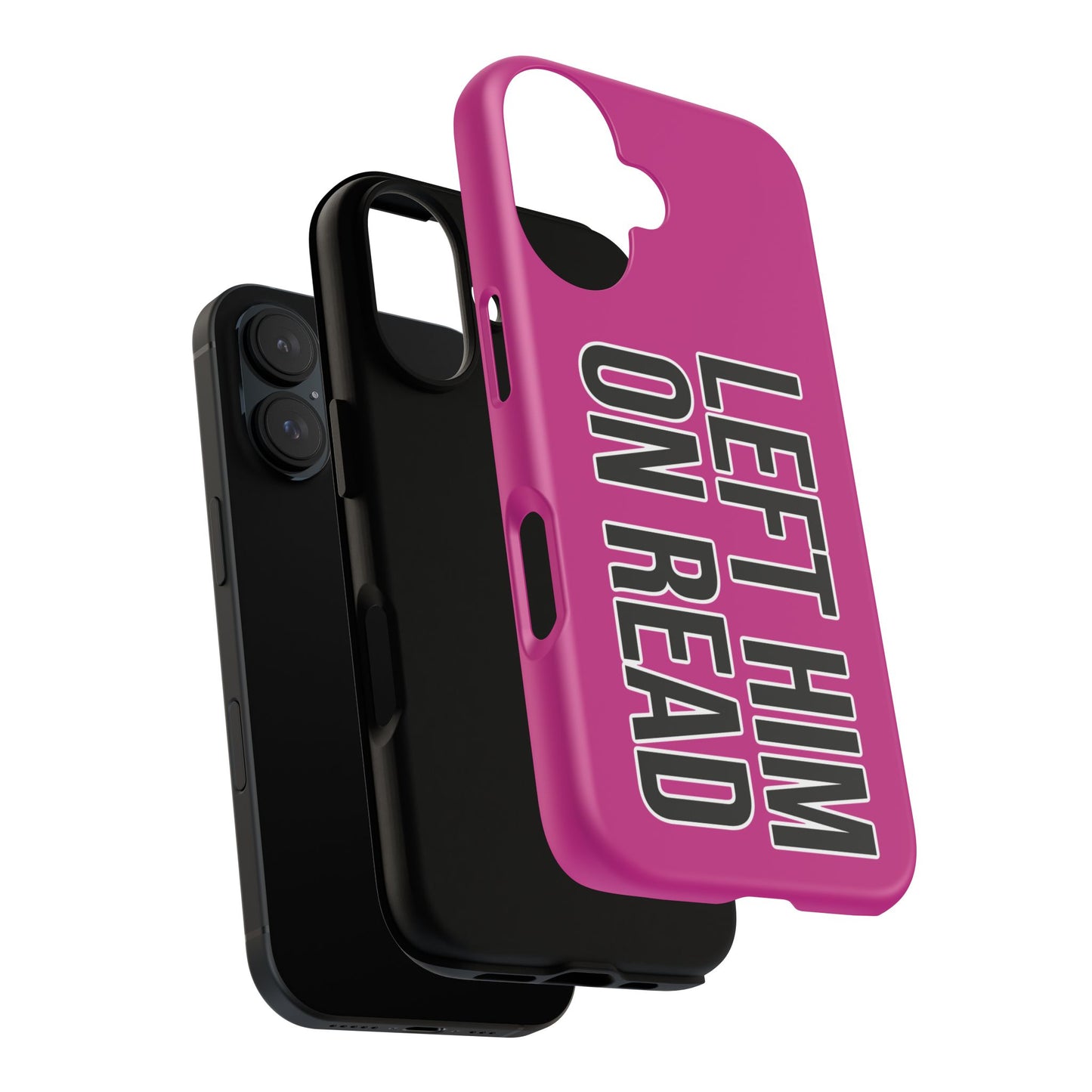 Left Him On Read iPhone Case