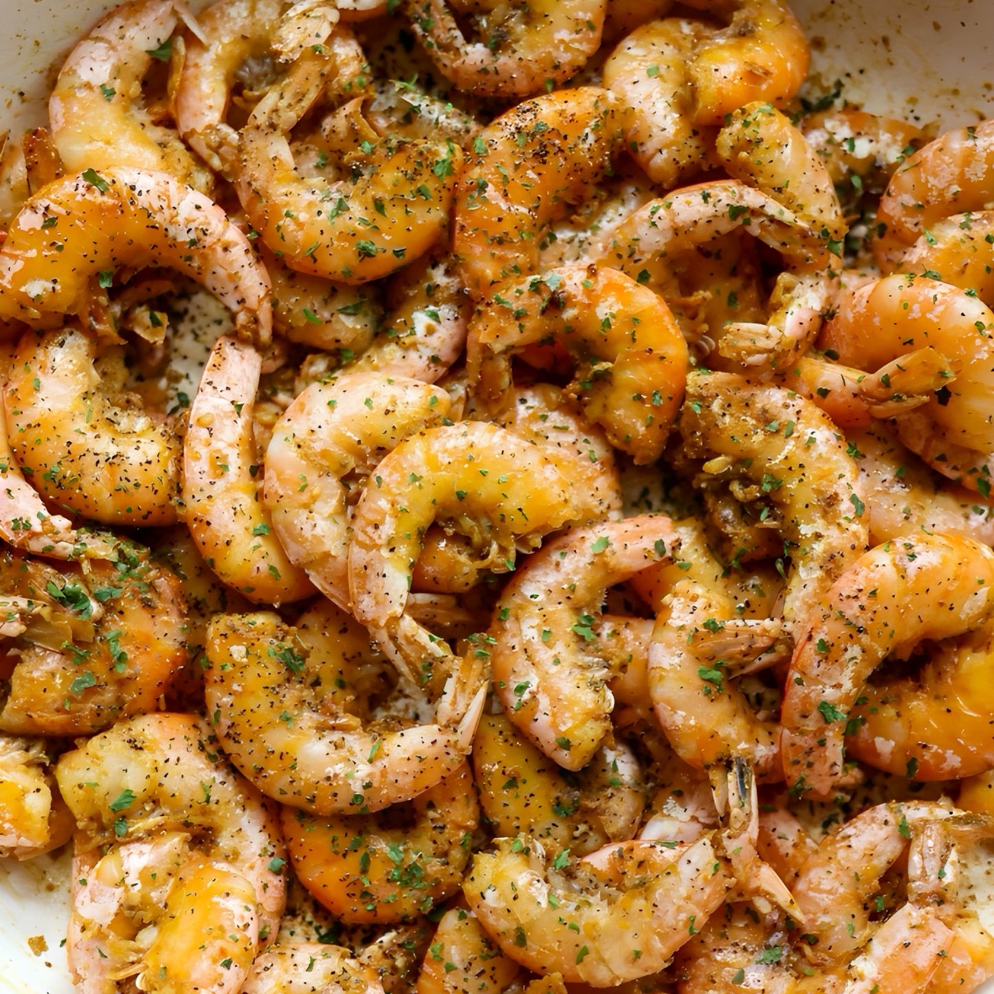 Juicy Cajun peel-and-eat shrimp tossed in zesty seasoning at The Bayou WeHo—the ultimate shareable dish for date nights and queer foodie meetups in West Hollywood.