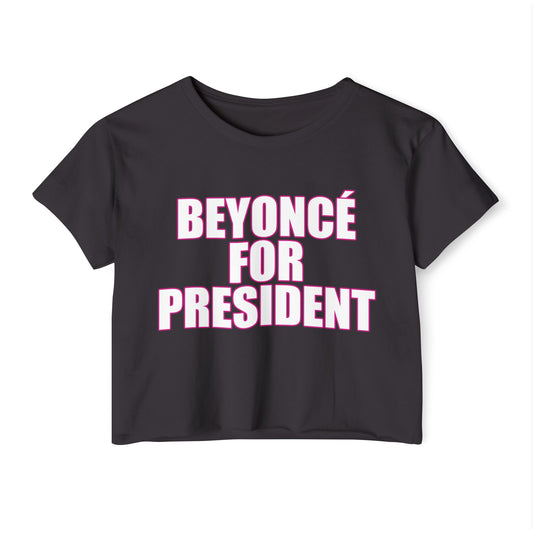 Beyonce For President Crop Top