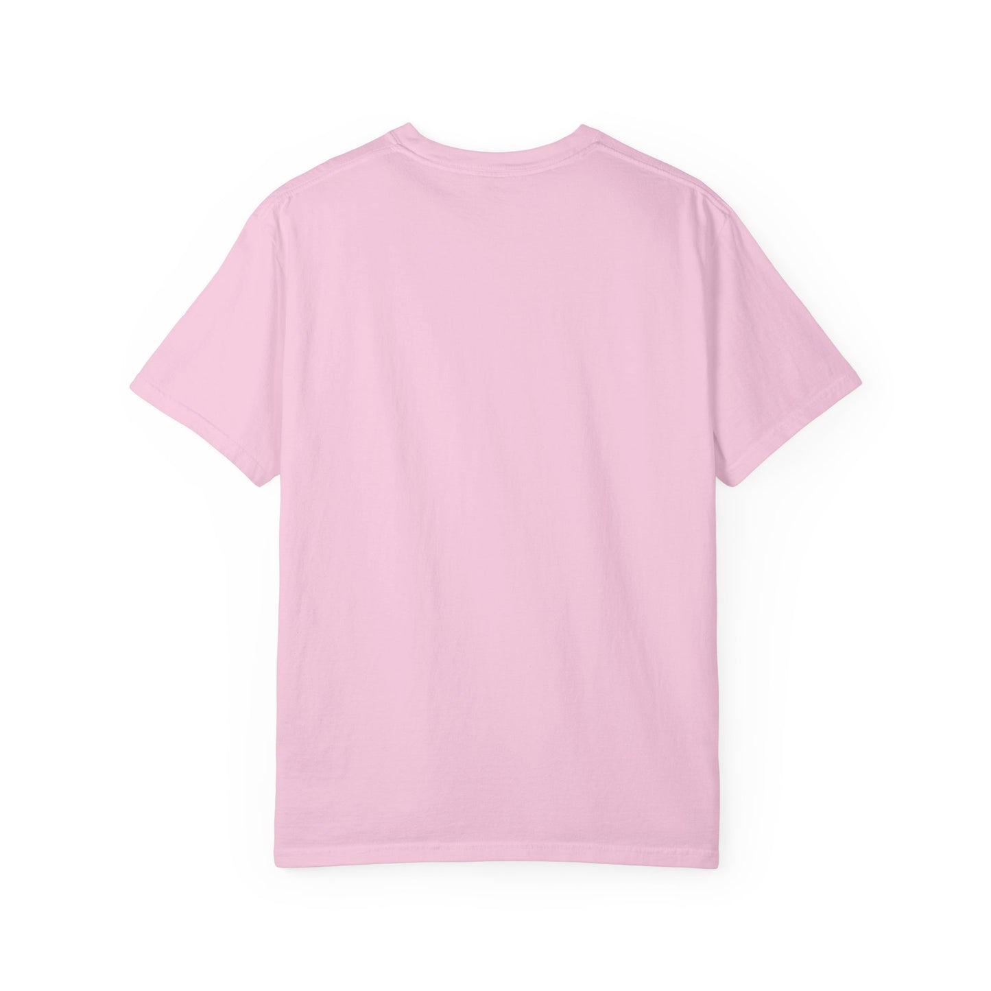 Pink t-shirt on a white background