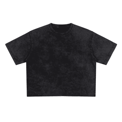 Black t-shirt on a white background