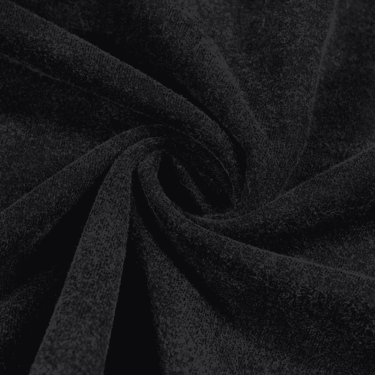 Dark gray fabric with a subtle pattern