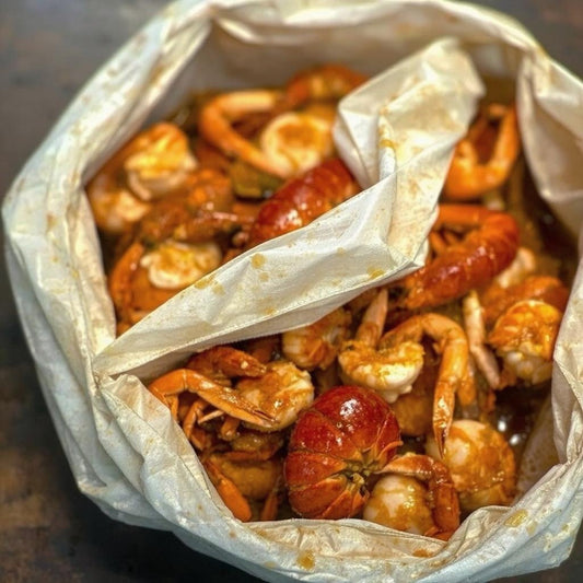 Colorful Cajun-style catering setup by Bayou WeHo in West Hollywood—offering bold Southern flavors, seafood boils, and festive event service for private parties and celebrations.