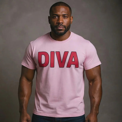 The Bayou WeHo "Diva" top is shown in motion—queer-owned, LGBTQIA+ streetwear with inclusive sizing in West Hollywood.