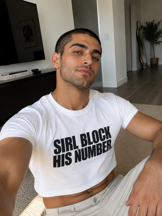 Siri, Block His Number Crop Top